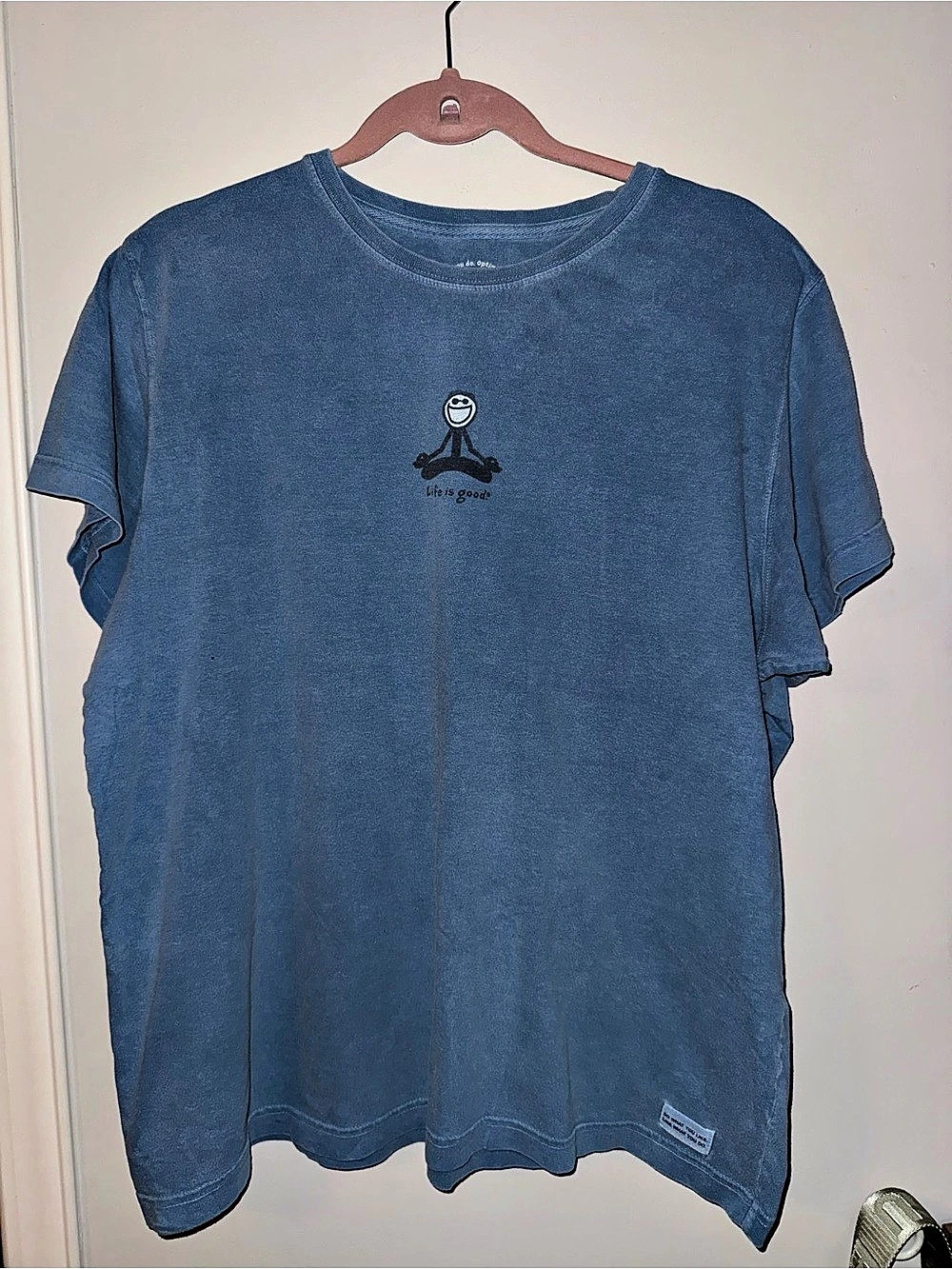 Life is Good Graphic Tee Blue XL